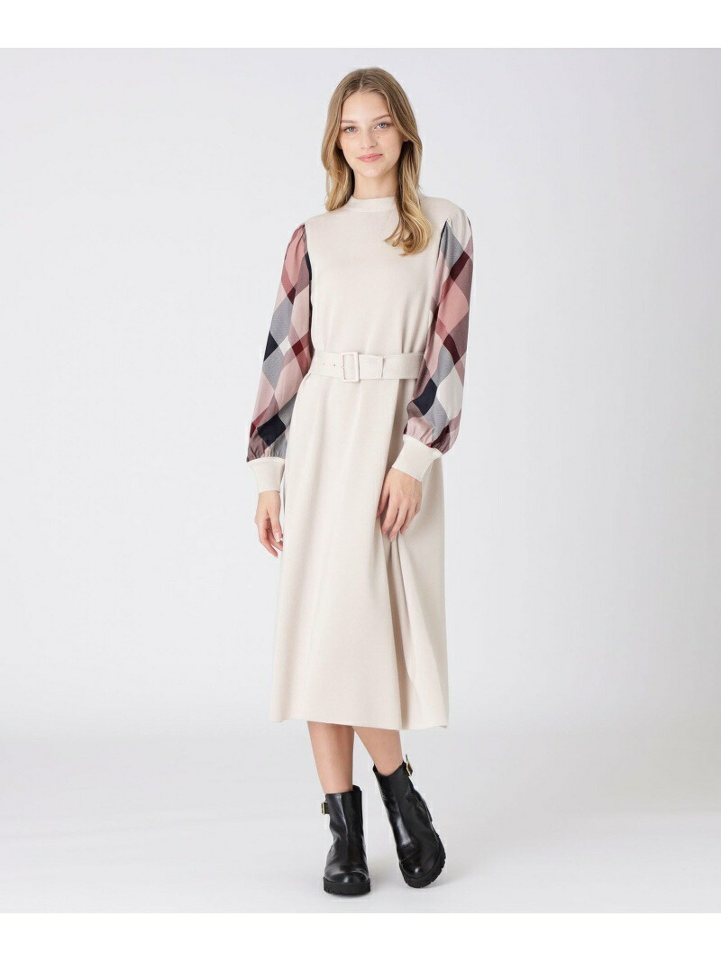 楽天市場】【SALE／51%OFF】ウールアクリルブレンドニットワンピース