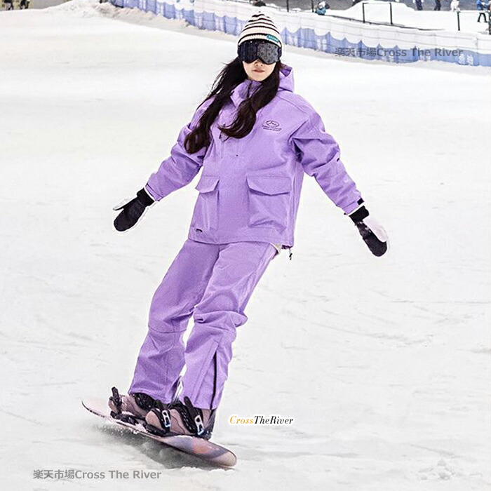 楽天市場】スキーウェア レディース 上下セット かわいい スノーボード