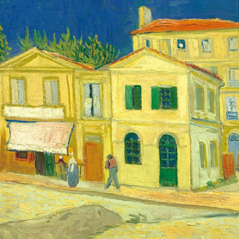 楽天市場】額絵 ゴッホ 【黄色い家】 G4-BM055 [代引き不可] : 人形の