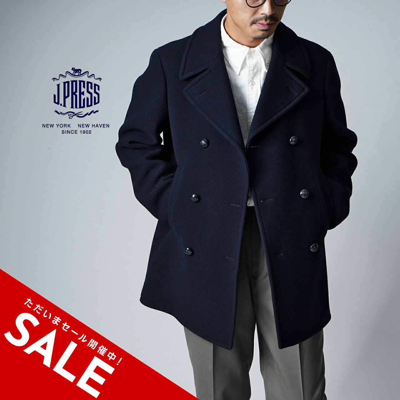 楽天市場】【SALE！50%OFF】Jプレス J.PRESS Pコート P-COAT SOFT