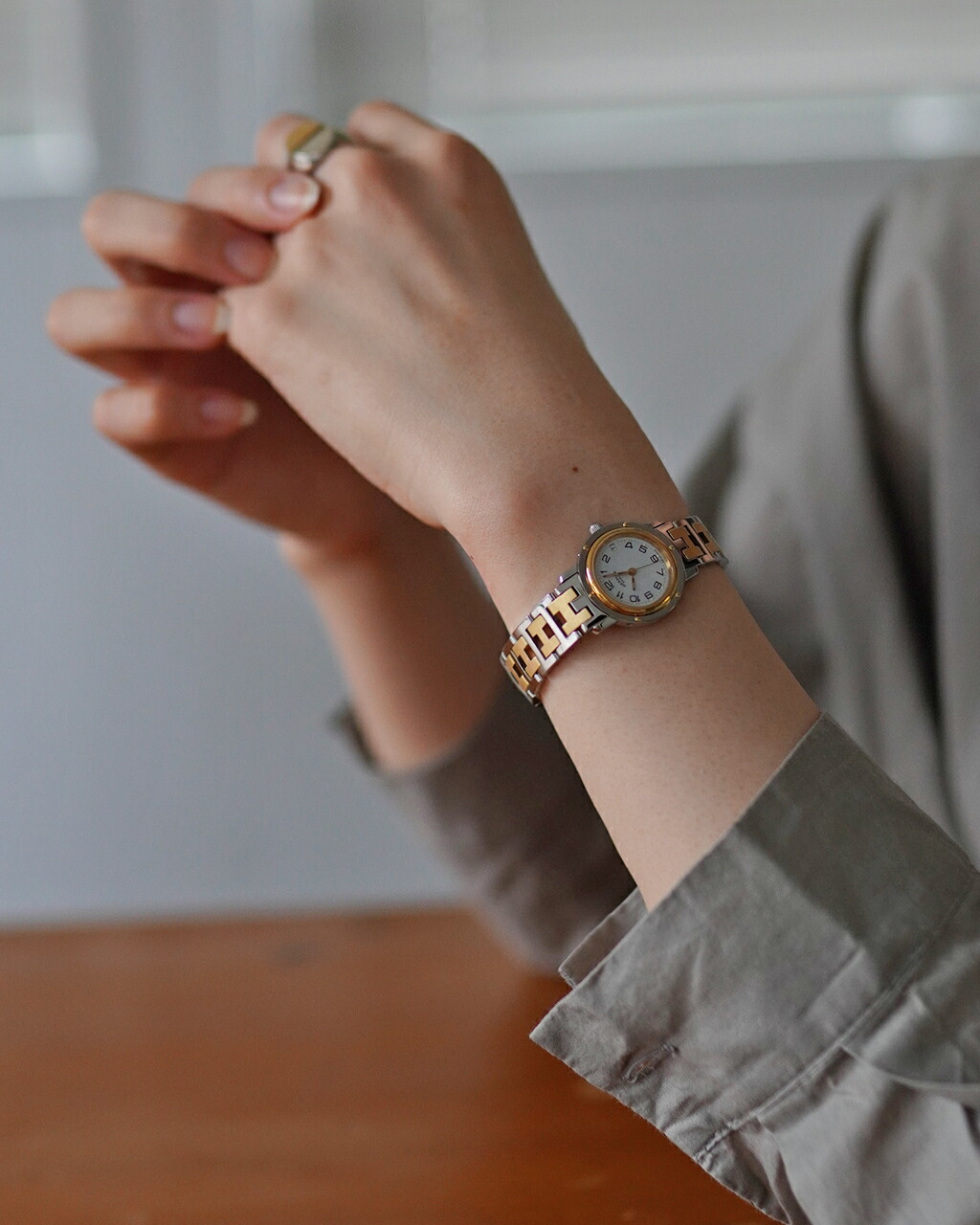 楽天市場】エルメス HERMES クリッパー アンティーク腕時計 1990年代製