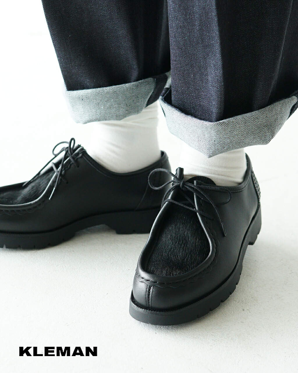 楽天市場】クレマン KLEMAN チロリアンシューズ レザーシューズ ファー