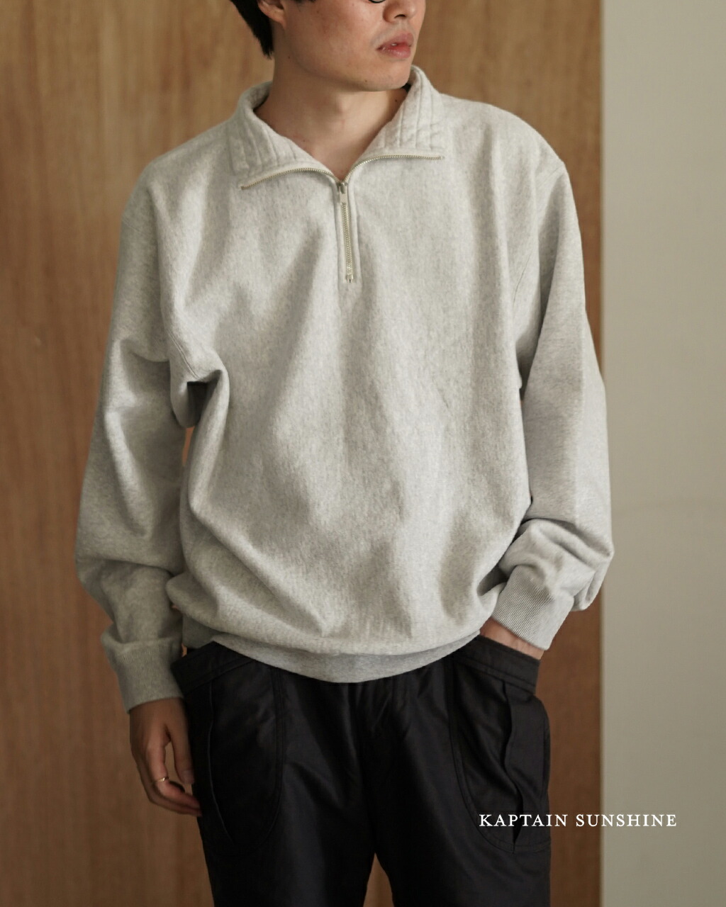 楽天市場】キャプテンサンシャイン KAPTAIN SUNSHINE ハーフジップ