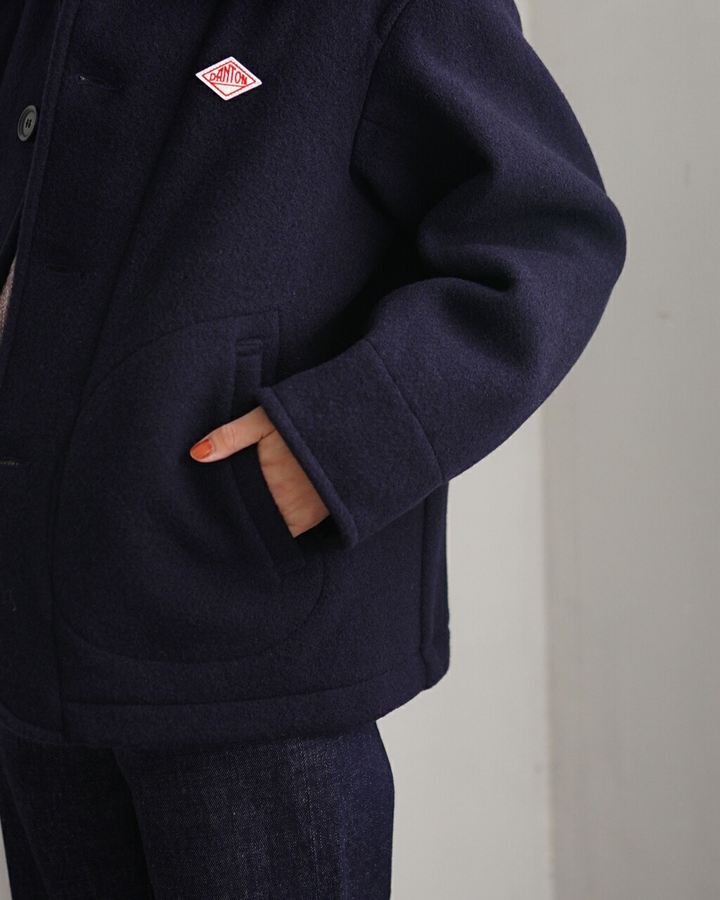 楽天市場】ダントン DANTON ウール パイル ラウンドカラー ジャケット