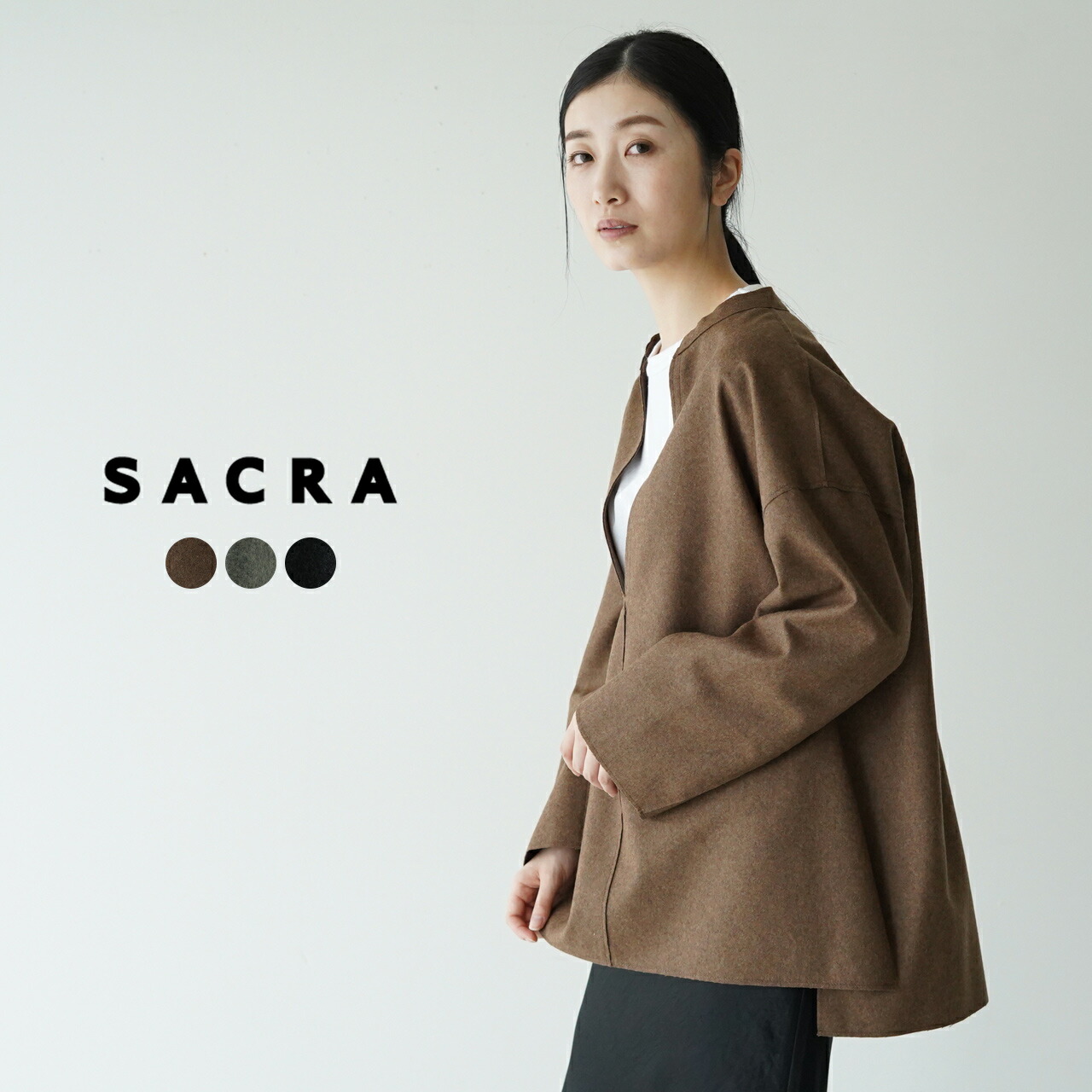 楽天市場】サクラ SACRA フランネル プルオーバー レディース Vネック