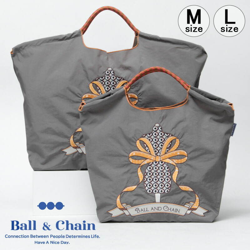 楽天市場】【正規品】ボールアンドチェーン エコバッグ ball&chain