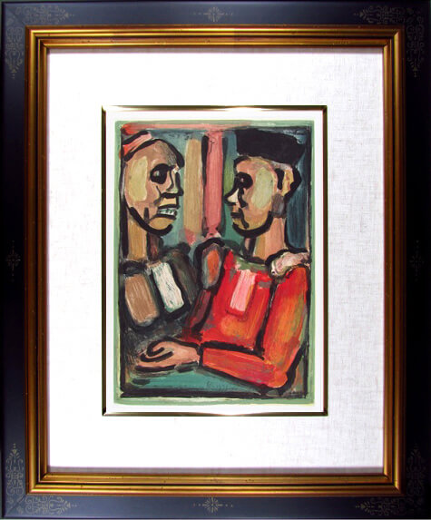 楽天市場】ジョルジュ ルオー 裁判官 悪の華 色彩銅版画 1937年