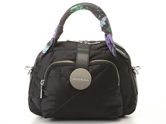 楽天市場】DIESEL ディーゼル LARA ブラック ナイロン カーフ 2WAY