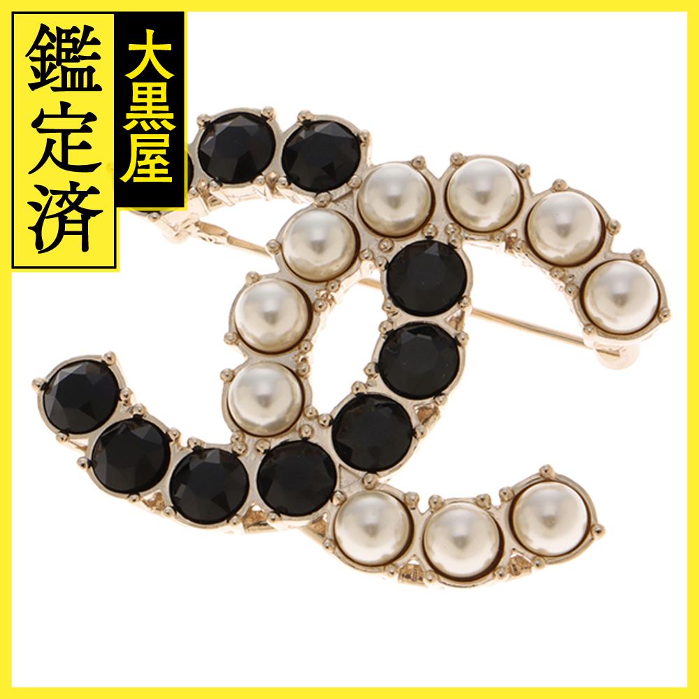 楽天市場】CHANEL シャネル ココマークパールブローチ ホワイト