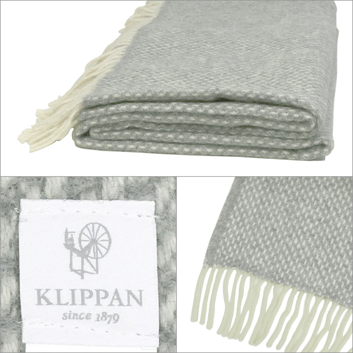 楽天市場】KLIPPAN クリッパン スローケット ウールブランケット