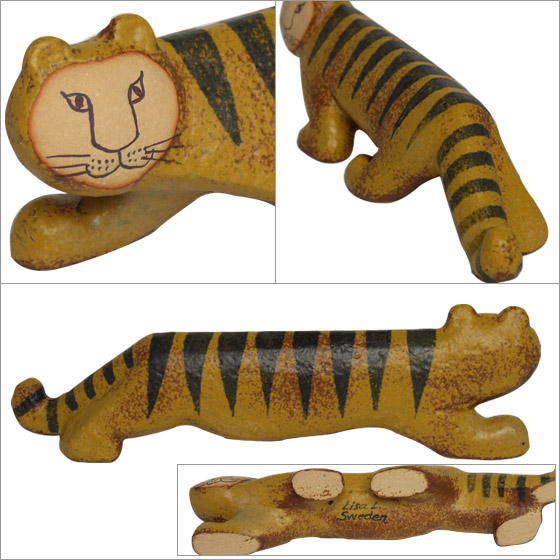 楽天市場】【ポイント5倍 3/1】リサラーソン 置物 タイガー トラ 動物