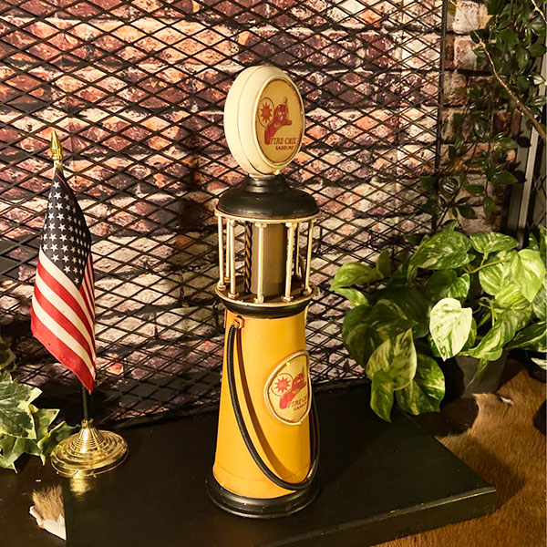 楽天市場】アンティーク・インテリアオブジェ｢ブリキ製 ガソリンポンプ