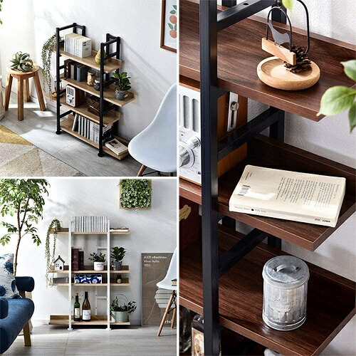 楽天市場】スリム ブックシェルフ OK 00-242-ok オーク オーク