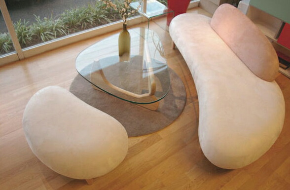 楽天市場】イサム・ノグチ フリーフォームソファ（オットマン付き