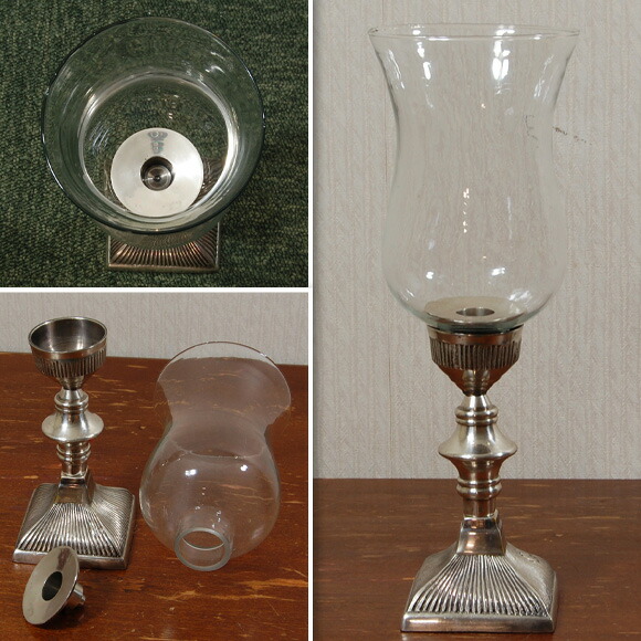 楽天市場】Finlay フィンレイ ガラス＆ブラス ハリケーンキャンドル