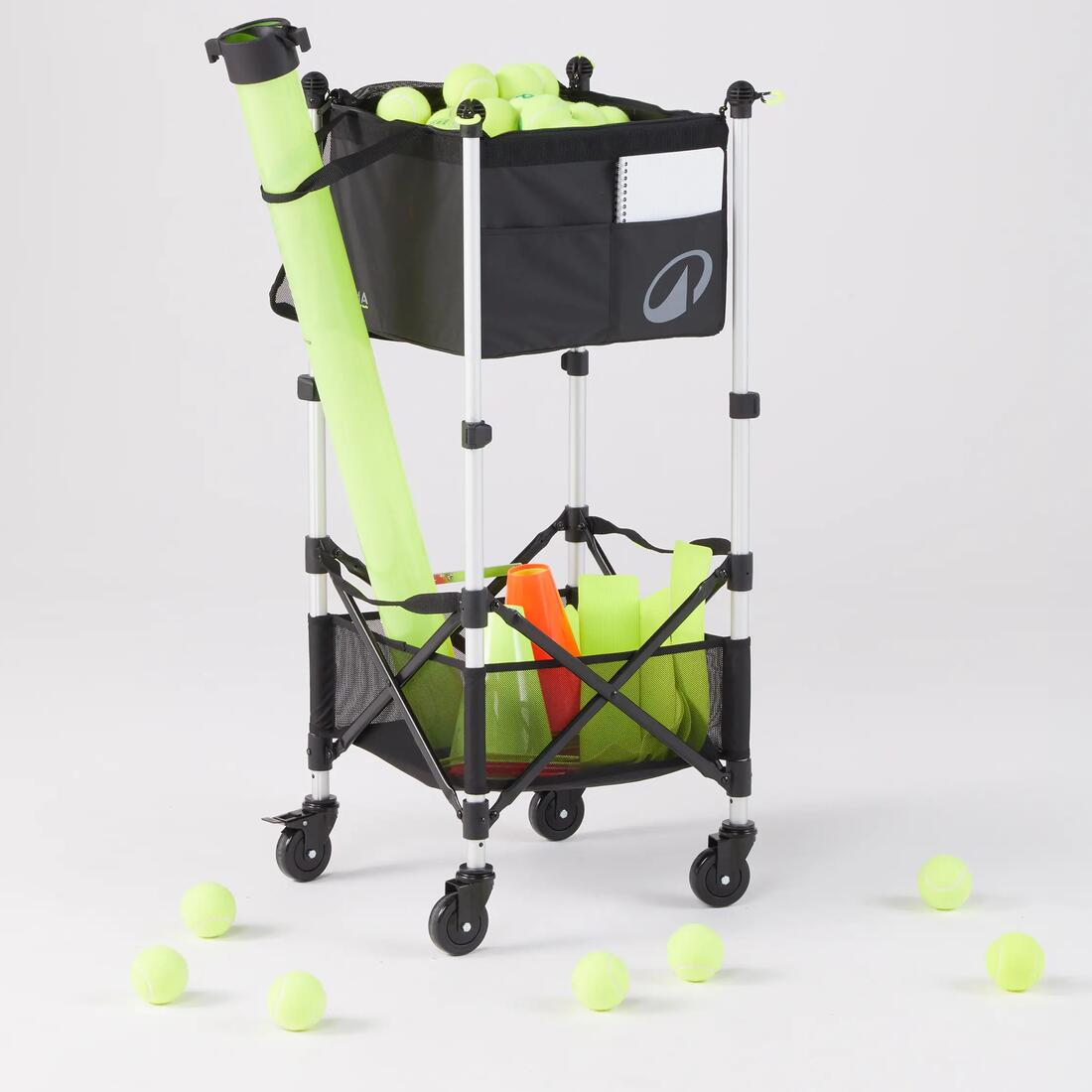 楽天市場】ARTENGO アルテンゴ テニス ボールバスケット キャスター付