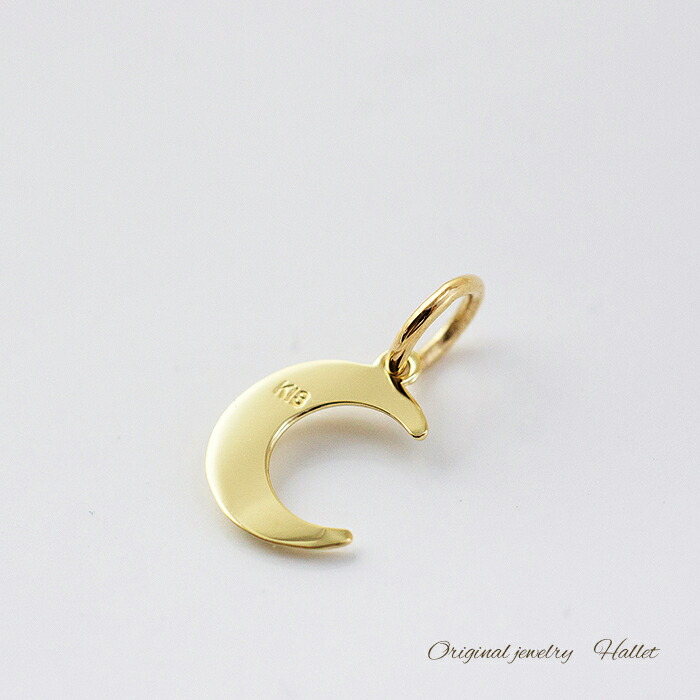 楽天市場】k18 ゴールド ネックレス ペンダントトップ 月 ムーン