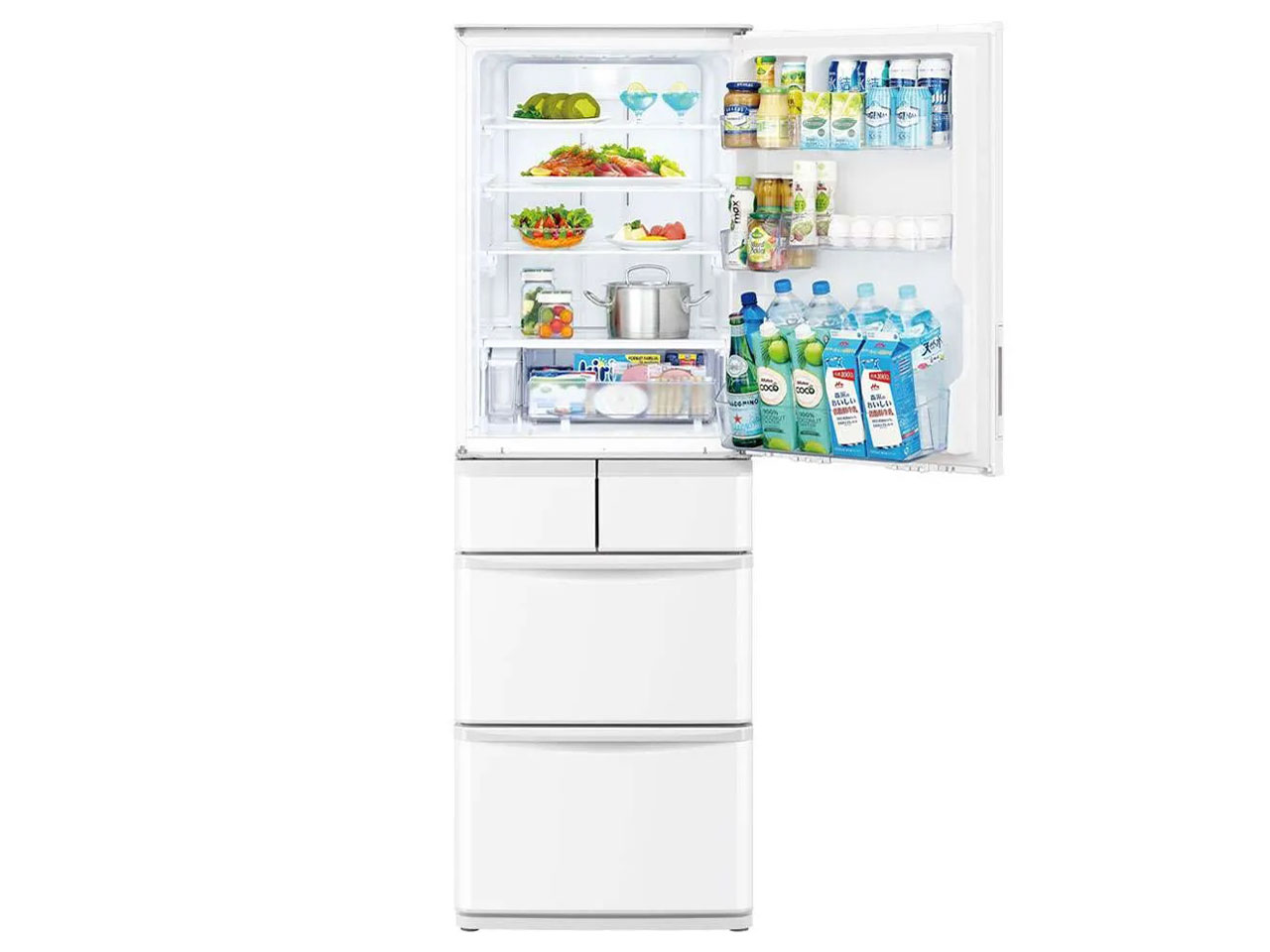 楽天市場】冷蔵庫 シャープ プラズマクラスター冷蔵庫 412L SJ-X418K-W