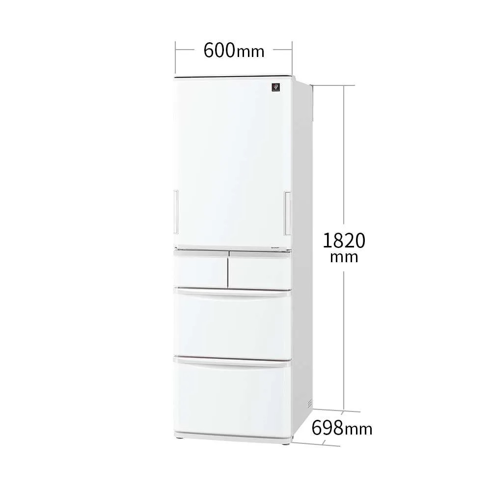 楽天市場】冷蔵庫 シャープ プラズマクラスター冷蔵庫 412L SJ-X418K-W