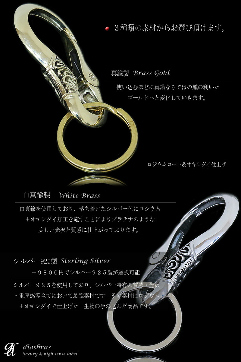 楽天市場】カラビナ キーリング キーホルダー キーフック キーチェーン