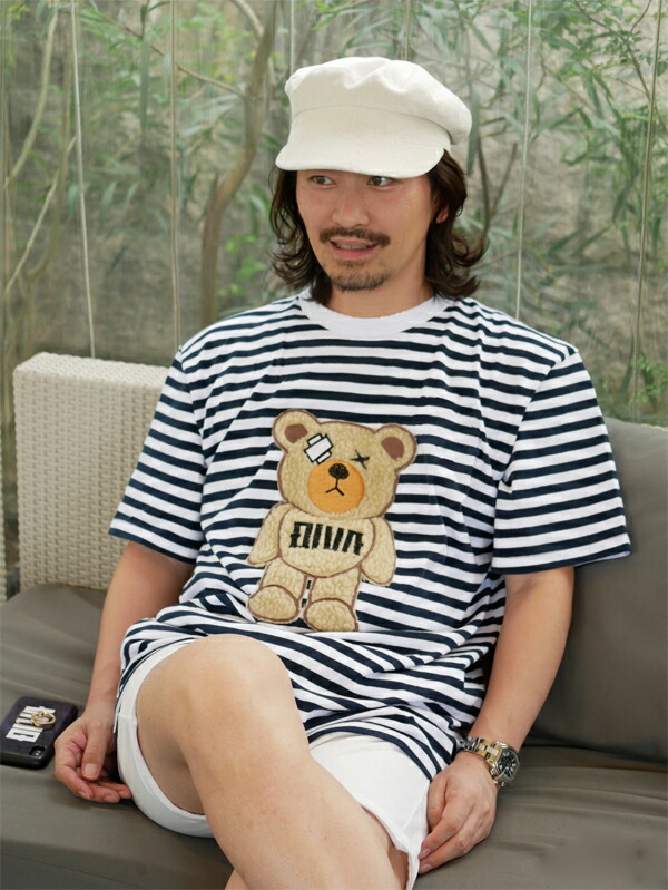 楽天市場】クマ Tシャツ くま もこもこ ぷくぷく ふわふわ 刺繍Tシャツ