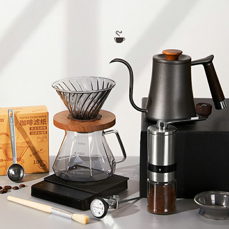 楽天市場】＼5倍ポイント／コーヒーミル 6点 セット アウトドア 手挽き