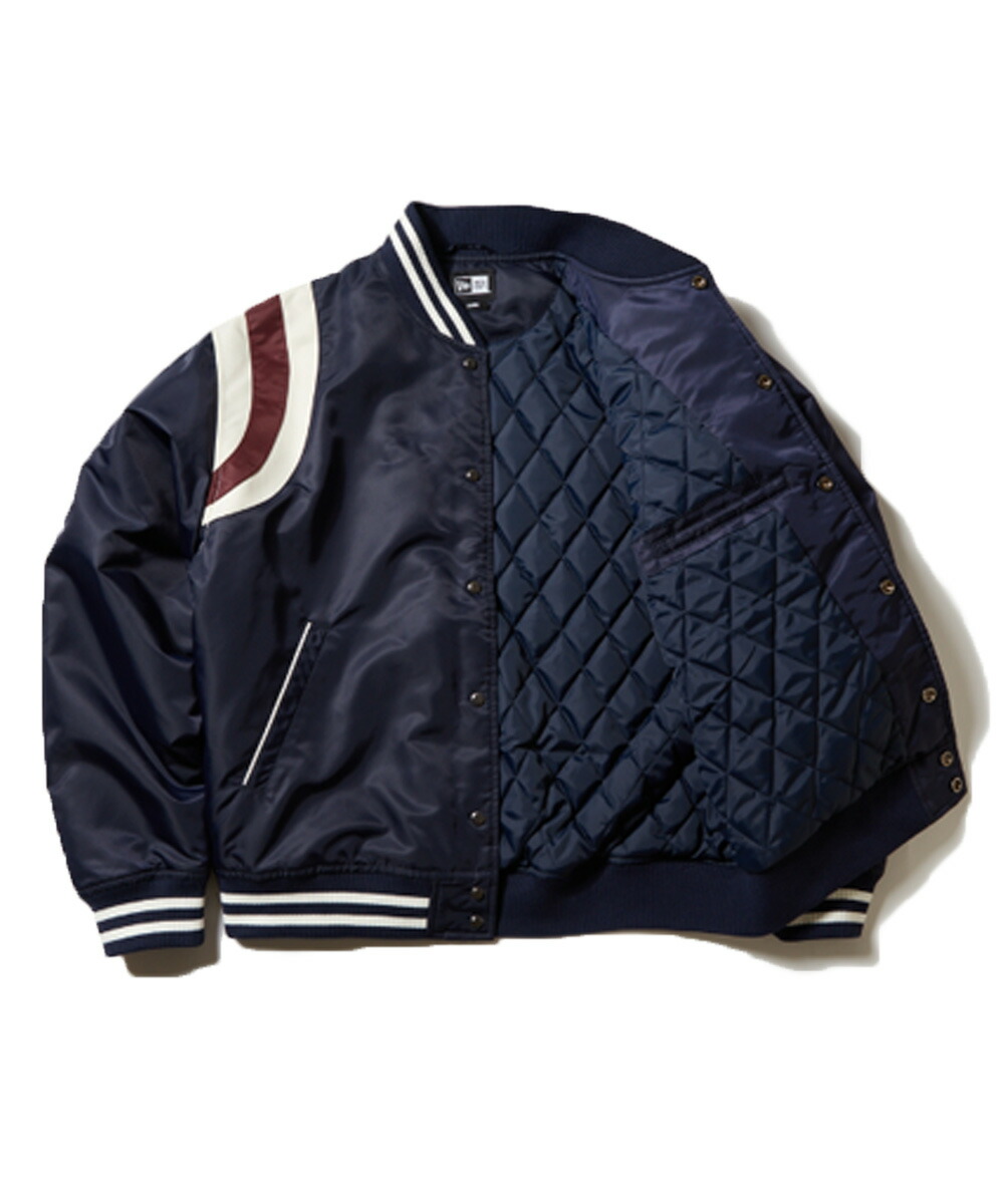 楽天市場】NEW ERA ニューエラ スタジャン ジャケット メンズ