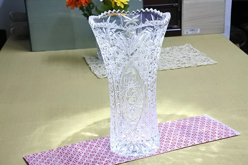 楽天市場】CRISTALLERIE D'ARQUES クリスタルダルク CHESNAY 花瓶