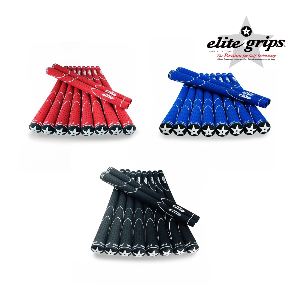 楽天市場】elitegrips (エリートグリップ) ゴルフ グリップ X360 10本