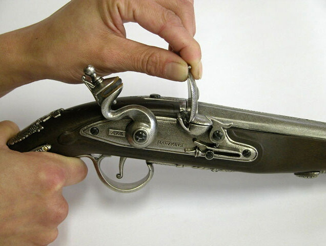 楽天市場】ハンマー式エアコッキングガン フリントロック・ピストル