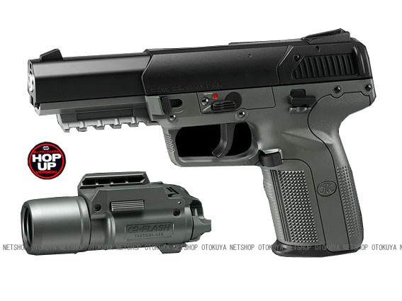 楽天市場】ガスブローバック FN ファイブセブン フォリッジグリーン