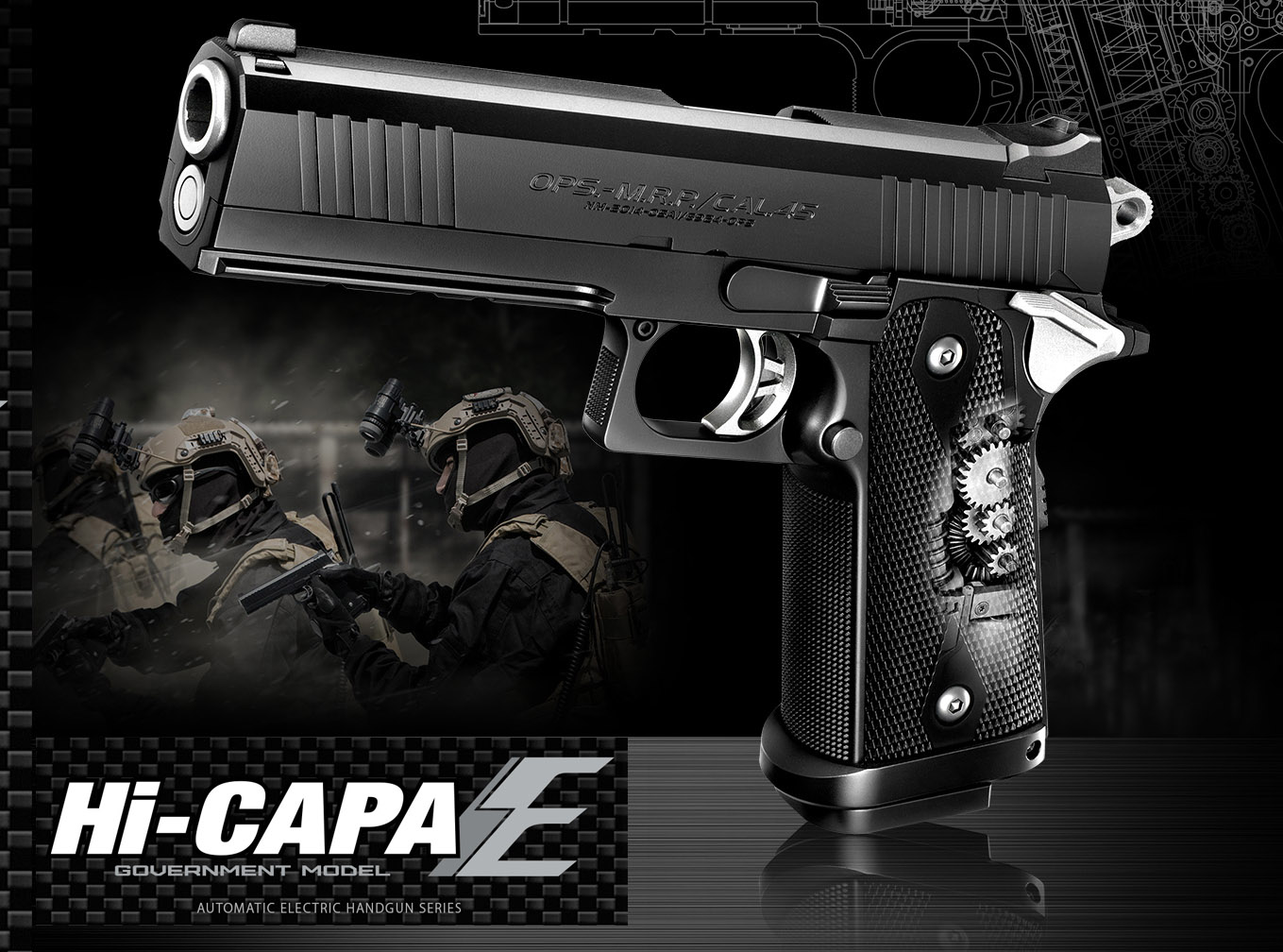 楽天市場】電動ハンドガン ハイキャパE Hi-CapaE ガバメントモデル