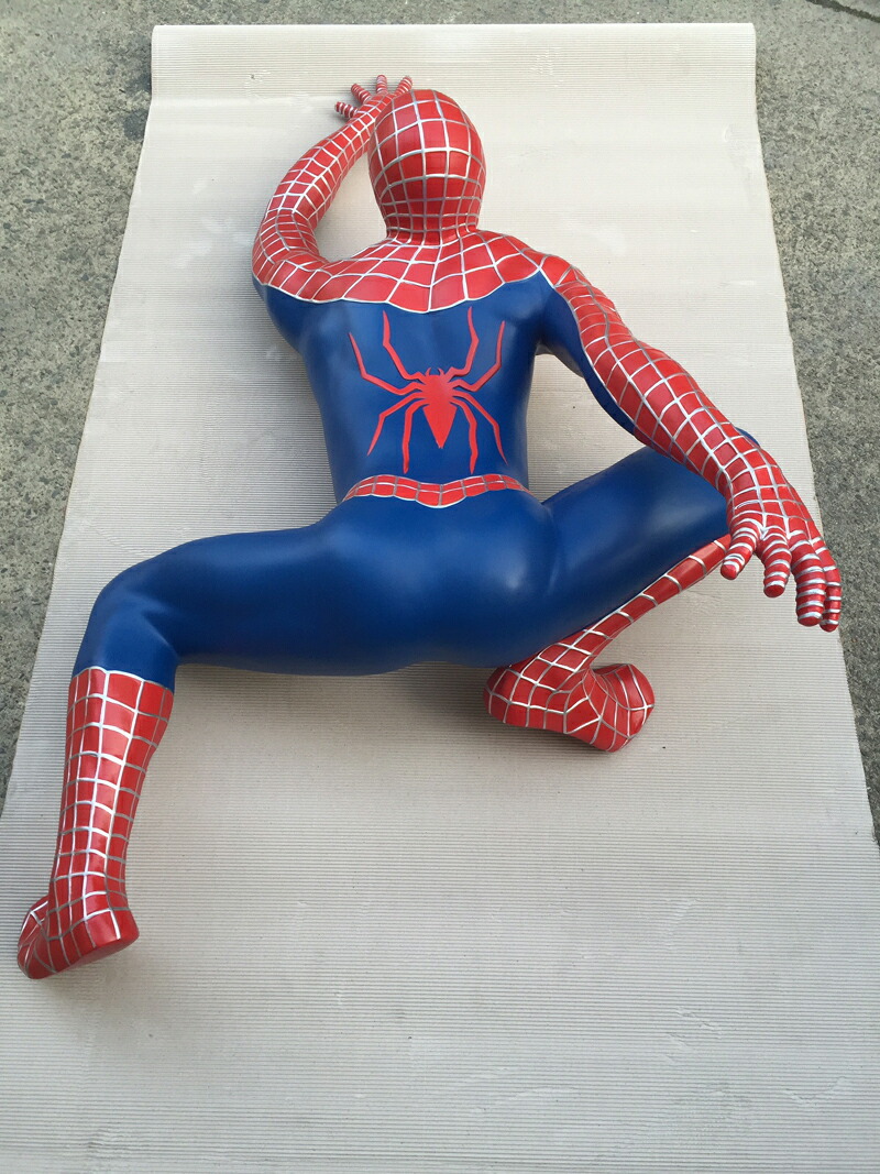 楽天市場】壁用 スパイダーマン フィギュア（クライム）ビッグ 等身大