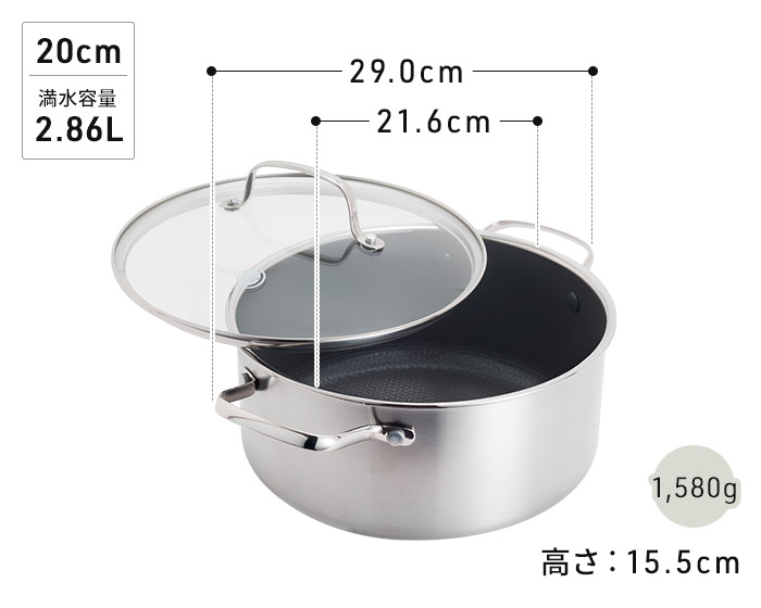 楽天市場】グリーンパン キャセロール 正規品【特典付き】20cm 両手鍋