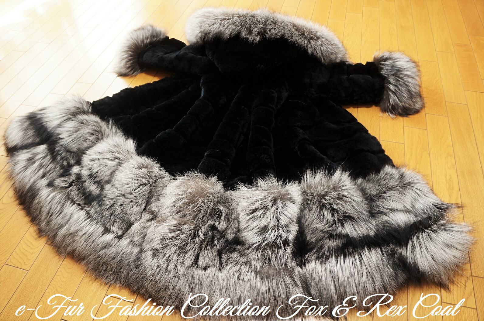楽天市場】シルバーフォックスファー＆レッキスリアルファーコート
