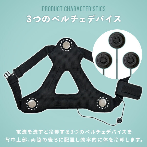 楽天市場】ペルチェ搭載ベスト 3Dメッシュ 大容量10000mAh バッテリー