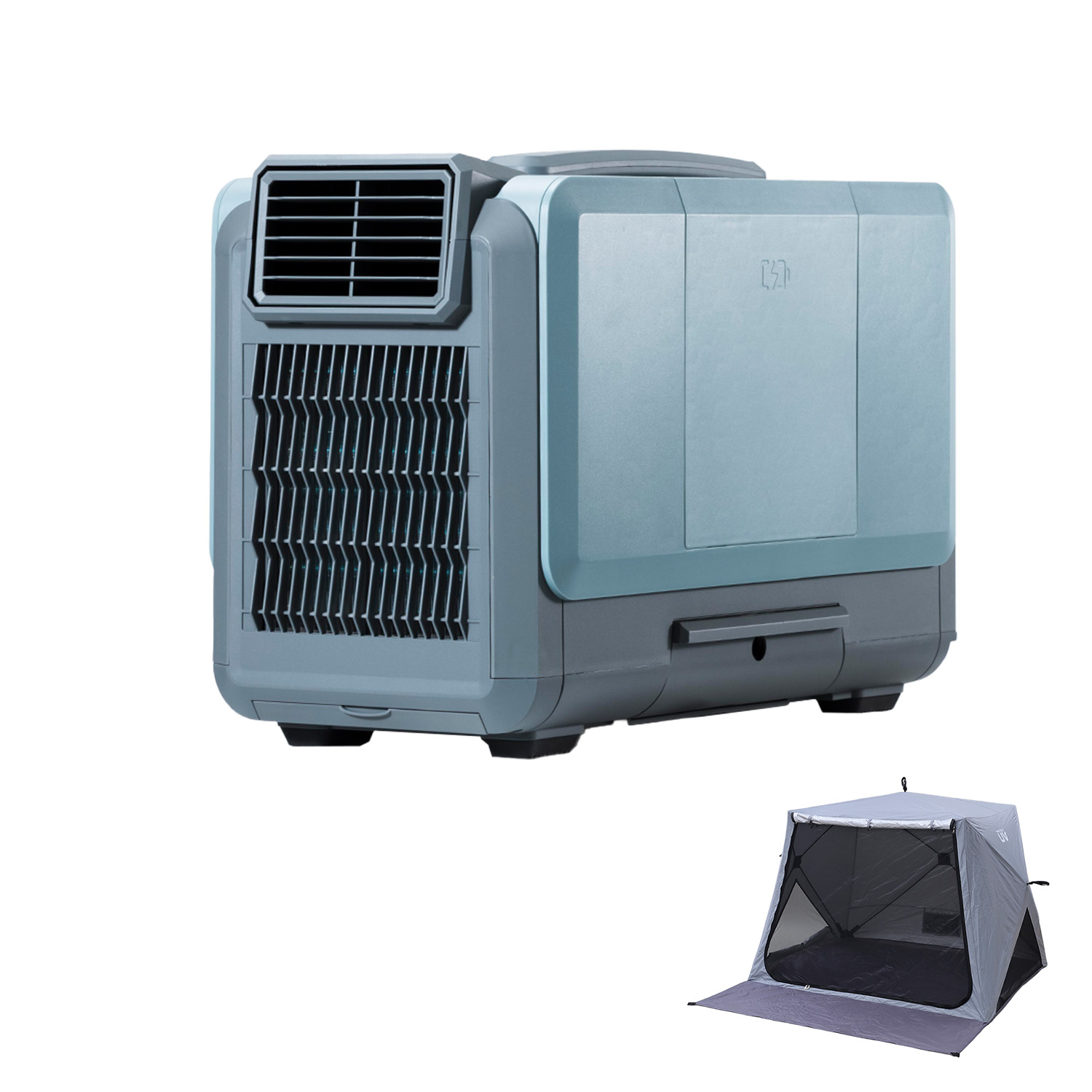 楽天市場】スポットクーラー 暑さ対策 休憩 テント ポータブル電源