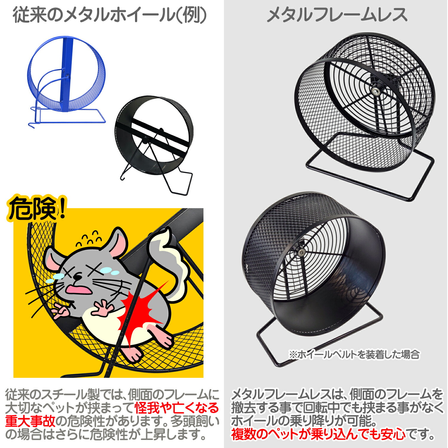 楽天市場】小動物用ホイール 【 メタルフレームレス 20 】 20cm 回し車