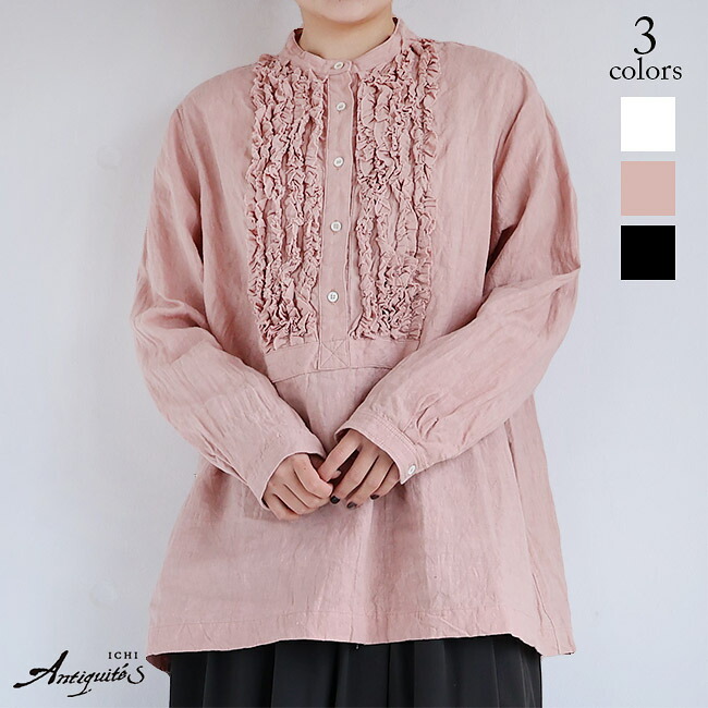 楽天市場】ichi アンティークス リネン（シャツ・ブラウス｜トップス