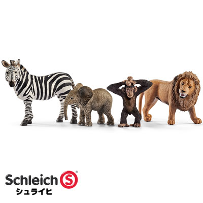 楽天市場】シュライヒ 動物フィギュア セット はじめてのワイルド
