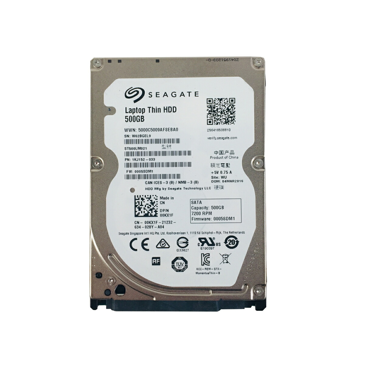 楽天市場】R057-500GB 2.5 インチ SATA HDD 1点 SEAGATE/HGST/TOSHIBA