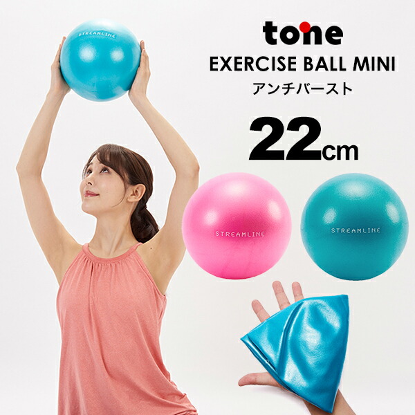 楽天市場】ミニ バランスボール エクササイズボール 22cm小さい 体幹