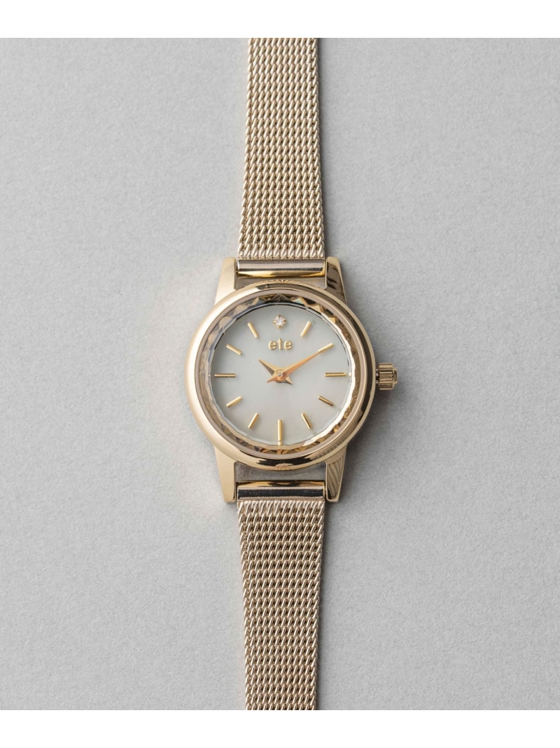 楽天市場】ソーラーウォッチ メッシュベルト ete エテ アクセサリー