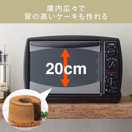 楽天市場】ツインバード TS-4119W ノンフライオーブン コンベクション