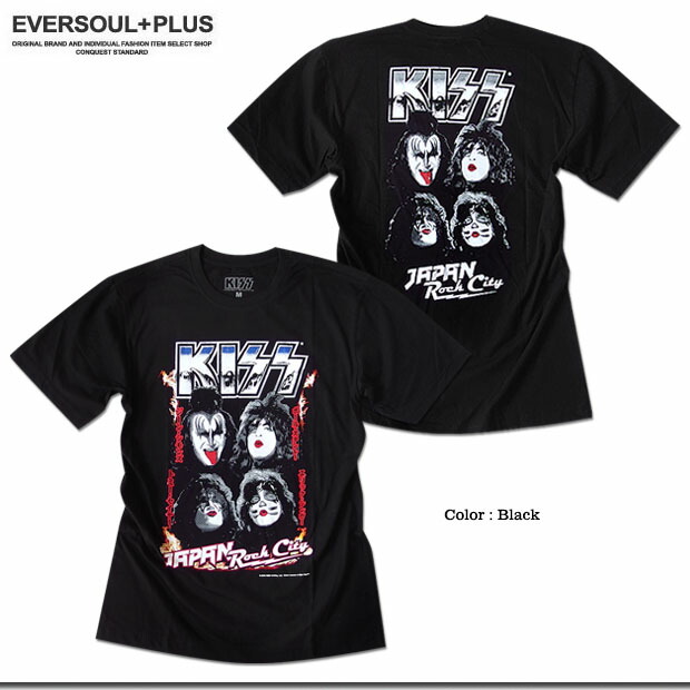 楽天市場】KISS APPAREL 正規品 kiss Tシャツ メンズ キッス 半袖