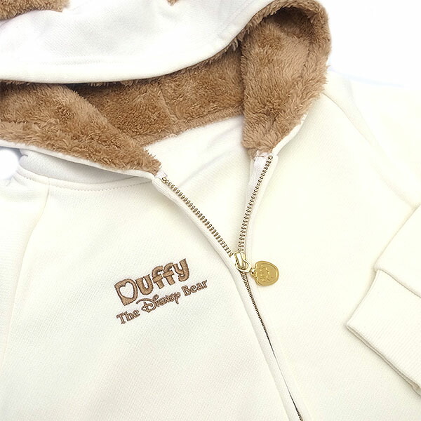 楽天市場】ダッフィー パーカー ホワイト 140サイズ あったか