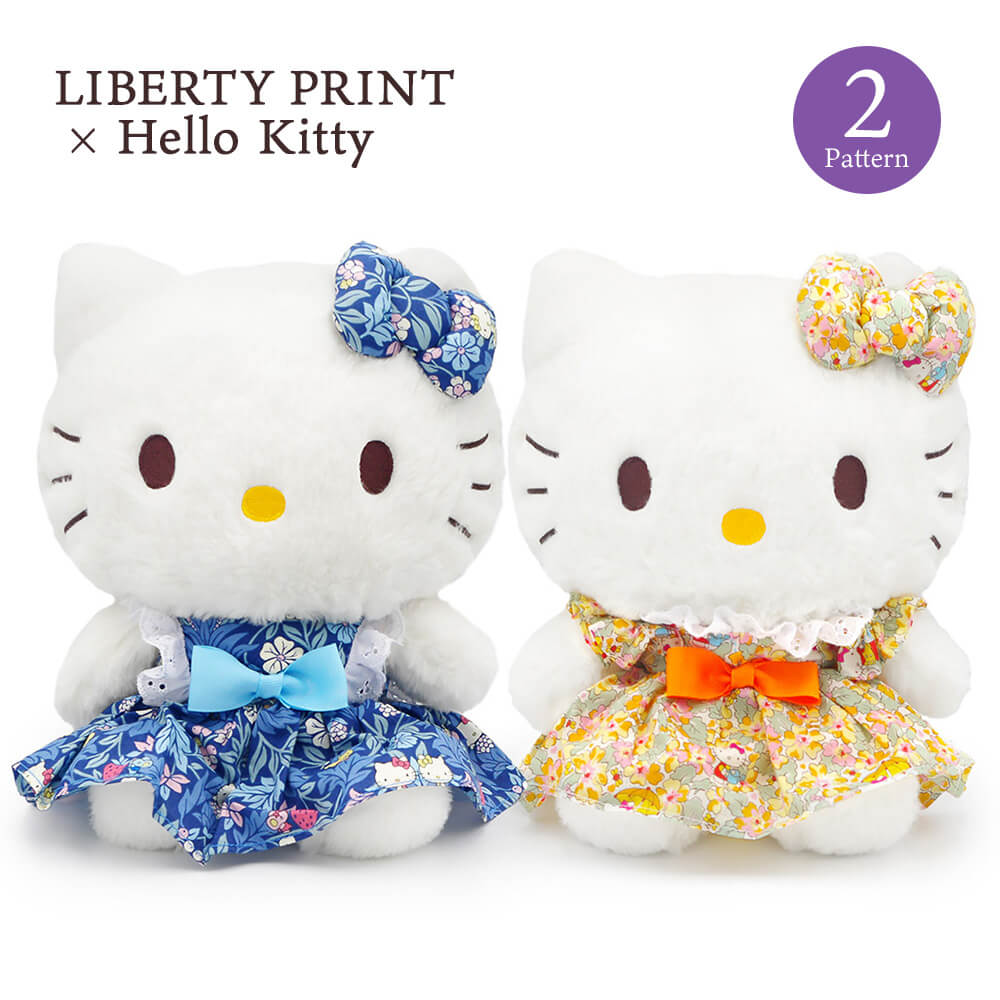楽天市場】ぬいぐるみ ｢リバティ・ファブリックス×ハローキティ S
