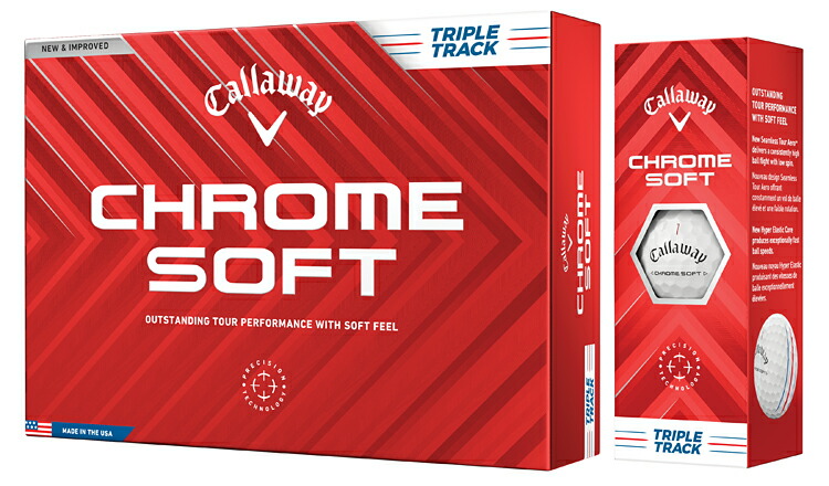 楽天市場】Callaway キャロウェイ日本正規品 CHROME SOFT TRIPLE TRACK