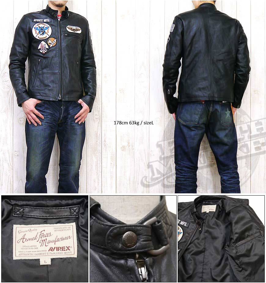 楽天市場】AVIREX アビレックス アヴィレックス ジャケット ライダース