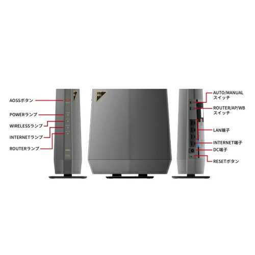 楽天市場】バッファロー BUFFALO WSR-5400XE6 Wi-Fi 6E対応ルーター